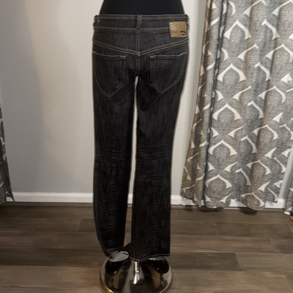 Diesel Boot Cut Stretch Rocket Black Wash Jeans - Picture 5 of 13